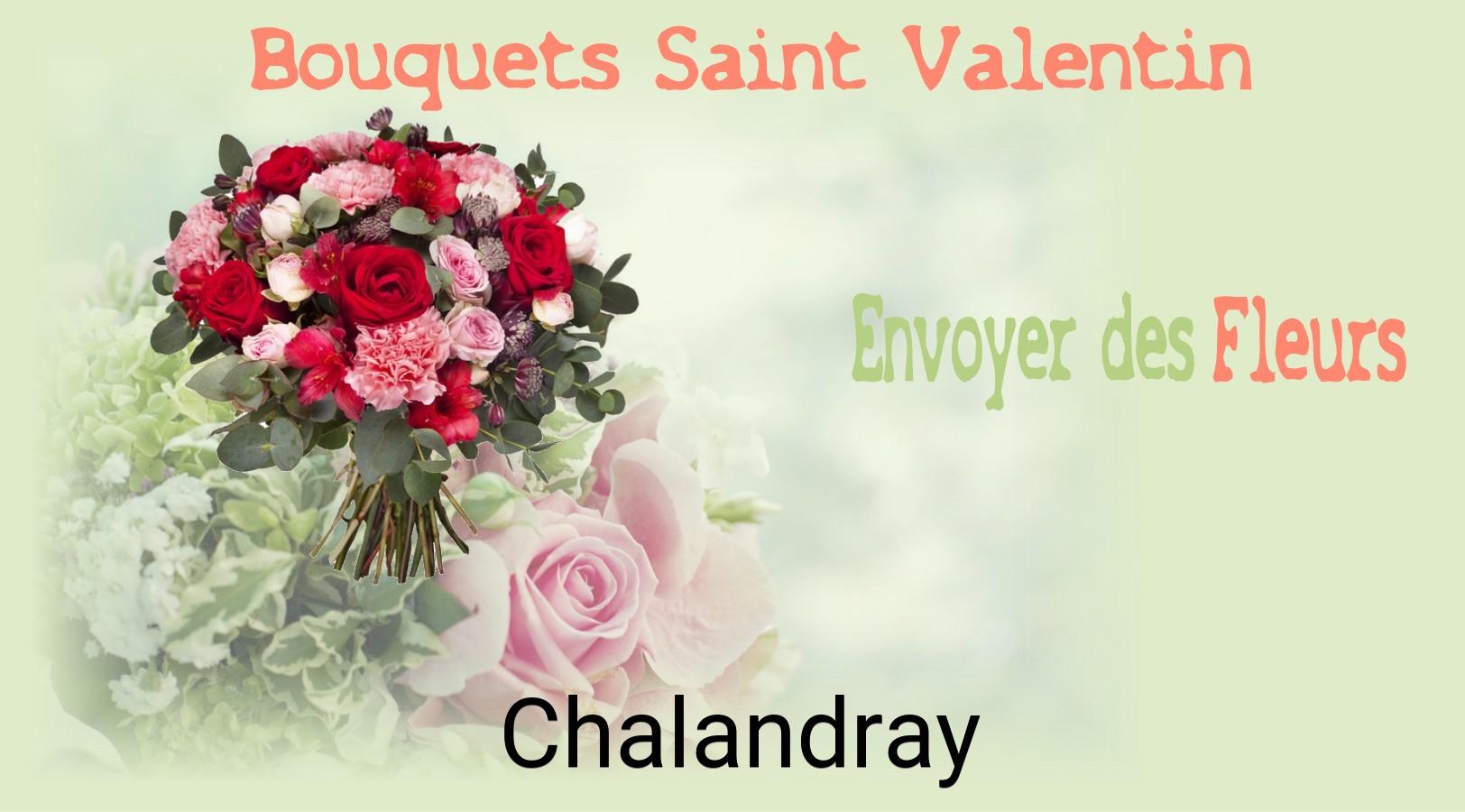 Roses de Saint-Valentin livrées à Chalandray